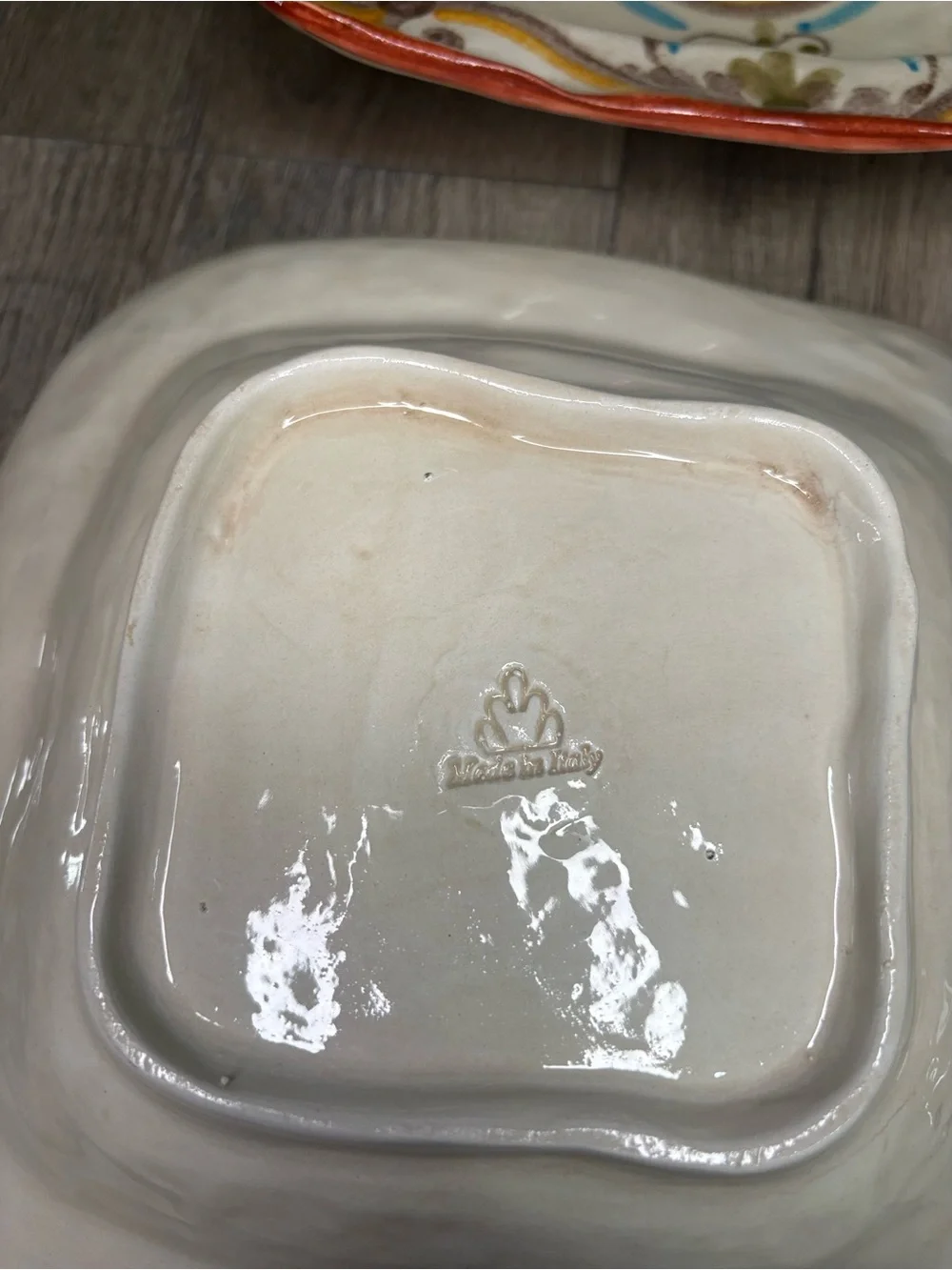 Arte Italica Square Dinner Plates & Bowls Set of 8 perfect condition
